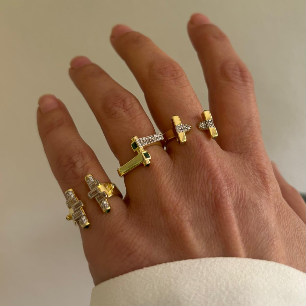 Yeşil Zirkon Taş Yüzük