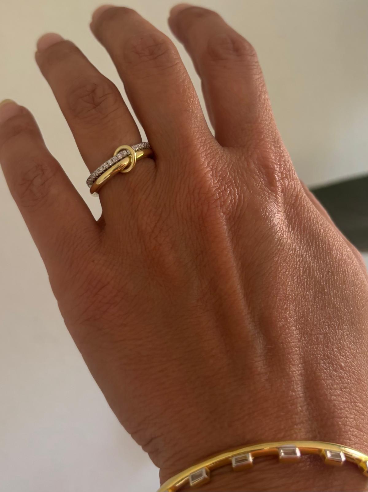 Trend Yüzük (İkili)Çift renkli tamtur)