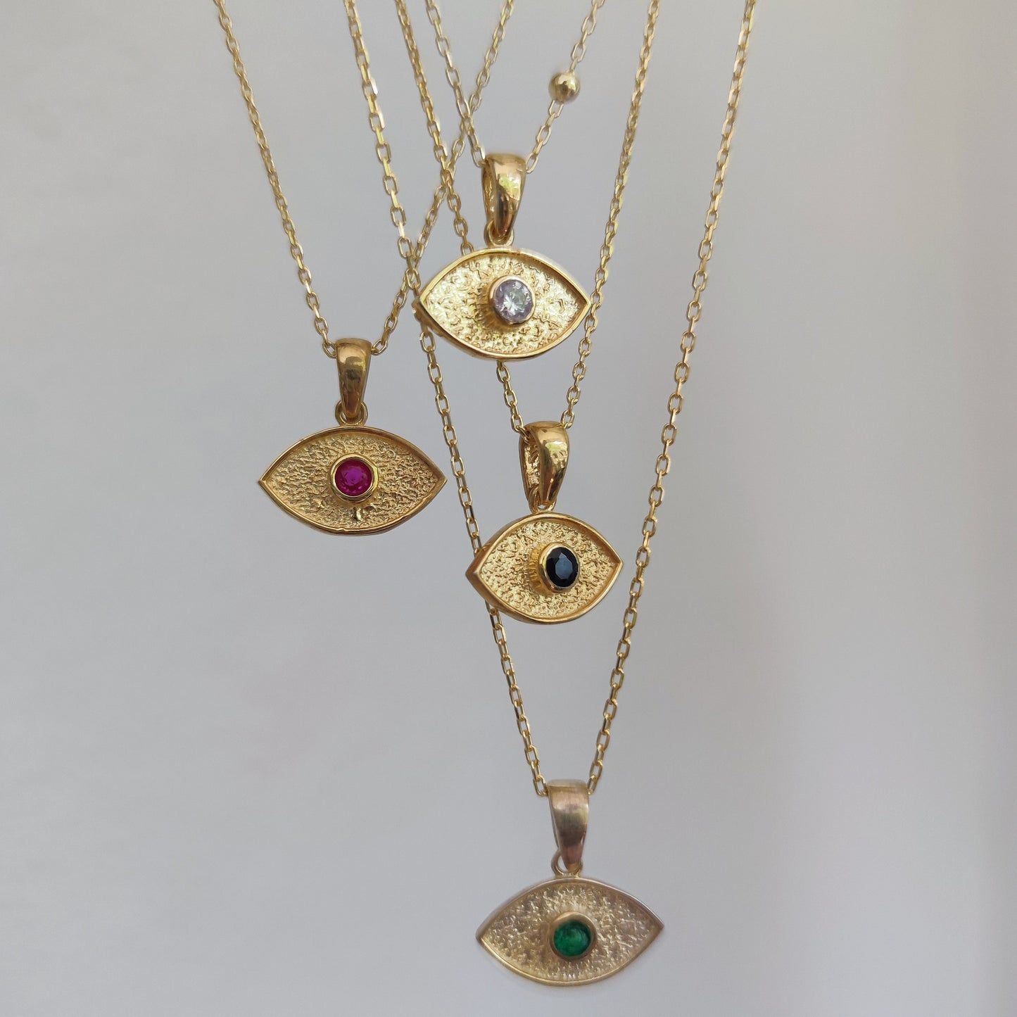 Vintage Göz Kolye