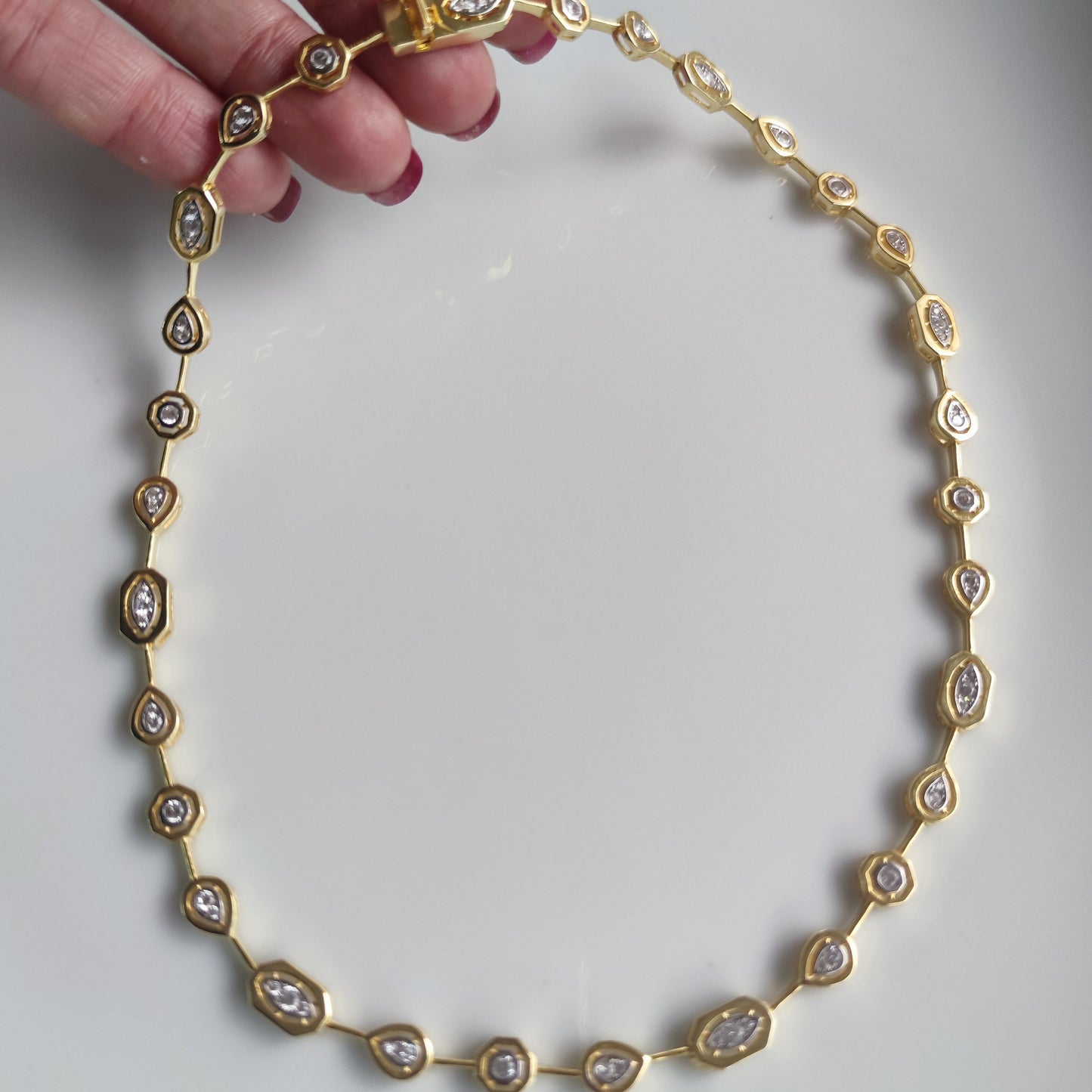 Geometrik Taş Kolye