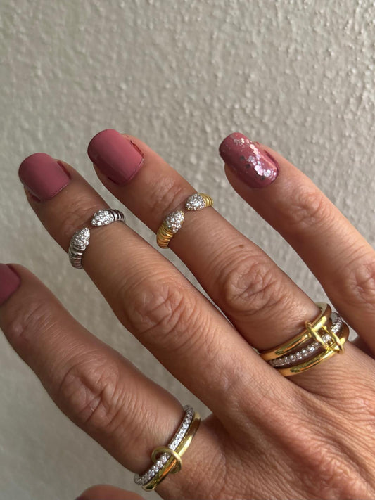 Twin Taşlı Bombeli Eklem Yüzü